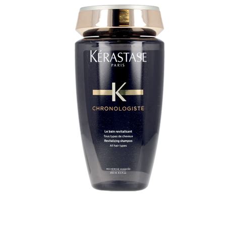 This kérastase chronologiste bain is a purifying shampoo for all hair types. CHRONOLOGISTE bain revitalisant Kérastase Shampoos ...