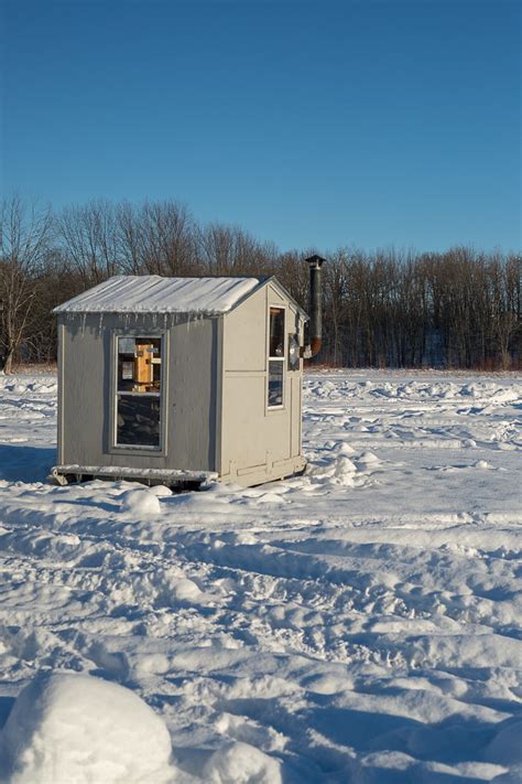 Booking.com has been visited by 1m+ users in the past month Ice Fishing Cabin, Petrie Island, Ottawa (Orleans), Ontari ...