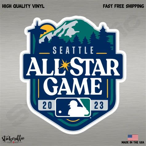 2023 Mlb All Star Game Baseball Color Sports Decal Sticker Free