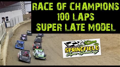 Super Late Model 100 Laps Race Of Champions 15 Scale Rc Dirt Oval