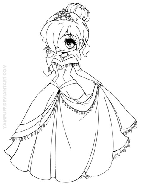Cute Anime Chibi Coloring Pages Coloring Pages