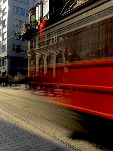 Free Stock Photo Of Architecture Blur Bus Cable Car City Downtown
