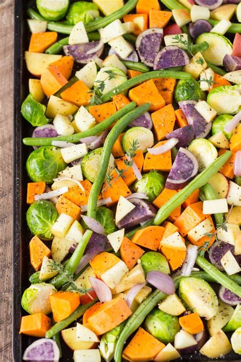 Easy Roasted Winter Vegetables Recipe Roasted Winter Vegetables