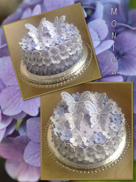 Flowers Butterflies And Ombré Dream Cake Butterfly Crown Jewelry