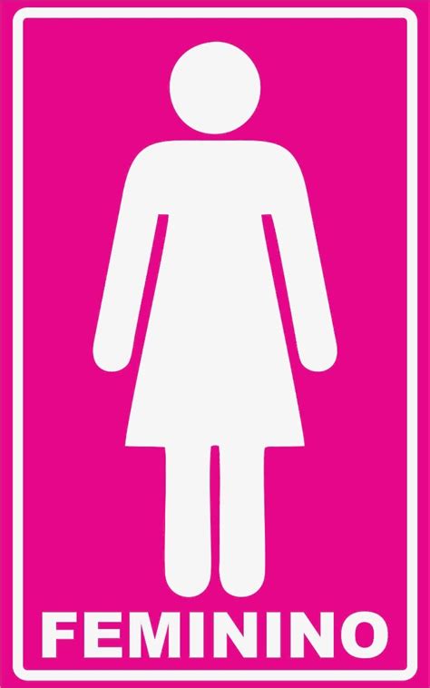 kit placa ps banheiro feminino e masculino 20 x 12 5 r 24 90 em mercado livre