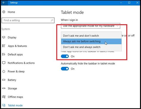 How To Use Windows 10 In Tablet Mode Pcmag