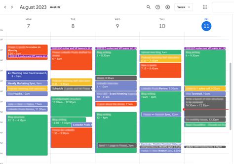 This Is How Eas Find Time In Executives Calendars Template Viva