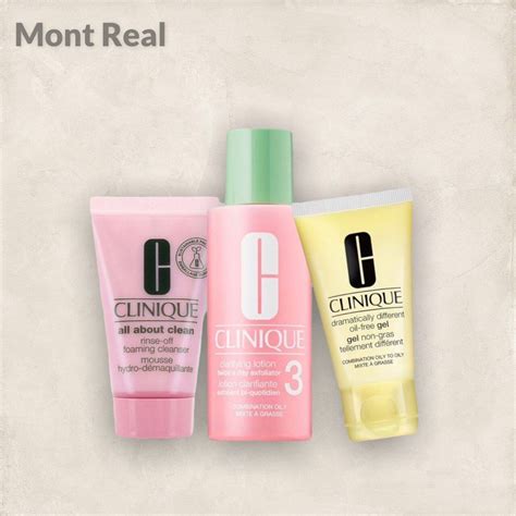 Mont Real Clinique 3 Step Introduction Kit For Oily Skin Lazada