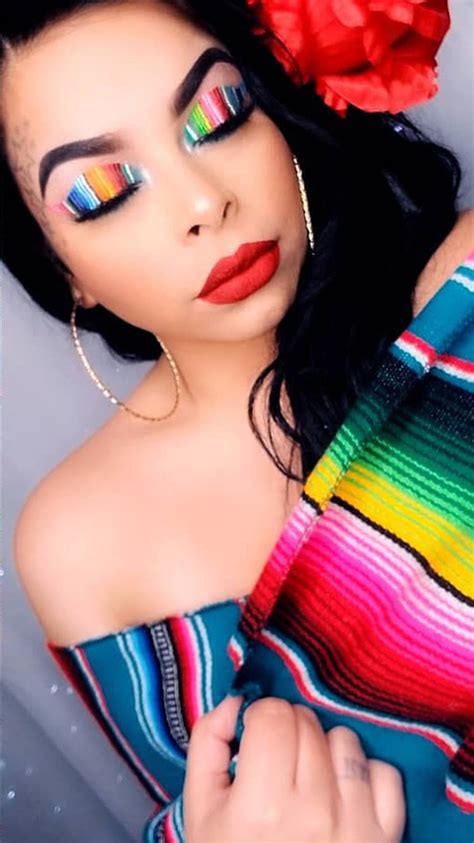 Maquillaje Inspirado En Telas Mexicanas 🇲🇽 Mexican Makeup Gold
