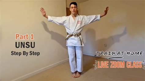 Unsu Kata Step By Step Part 1 Advanced Shotokan Karate Kata