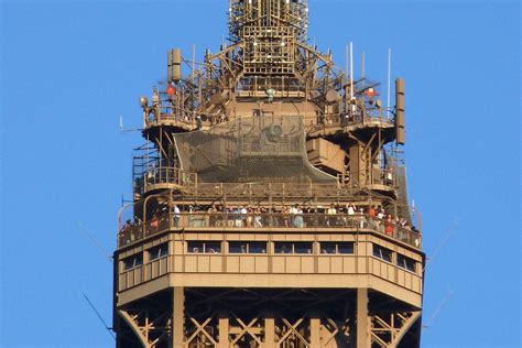 Top Observation Deck At Eiffel Tower Paris France 4428 X 2952 R