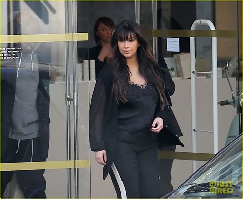 Kim Kardashian Pregnant Paris Getaway With Kanye West Photo 2841976