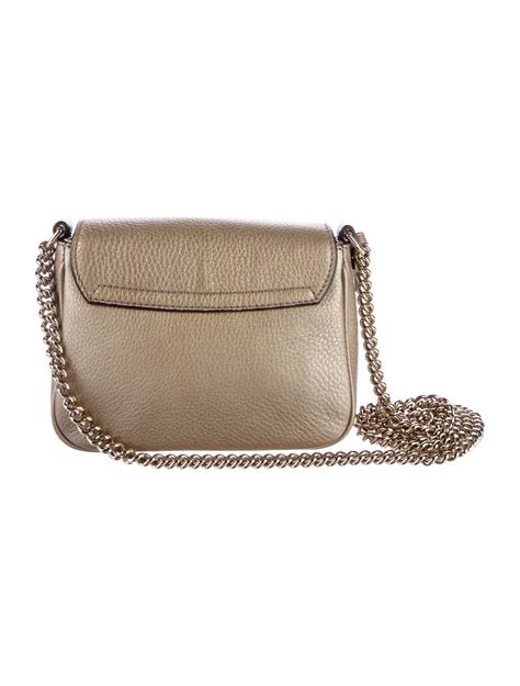 Gucci Soho Chain Crossbody Bag Handbags Guc144756 The Realreal