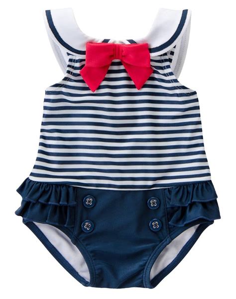 Sailor Sweetie One Piece Swimsuit Newborn Girl Outfits Gymboree Baby