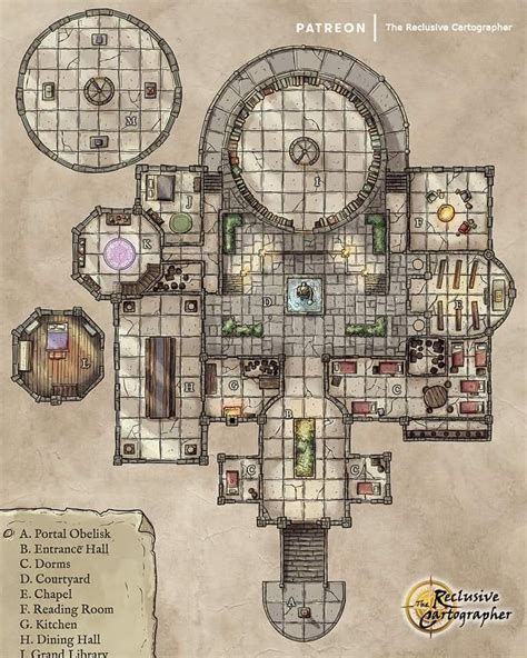 Wizard Tower Battlemaps Wizards Tower Fantasy Map Dungeon Maps Images