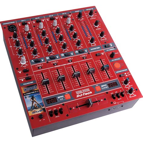 Dj Tech Ddm 3000r Professional Dj Mixer Red Ddm 3000 Red
