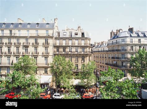 France Paris Boulevard St Michel View Of Large Residental Buildings