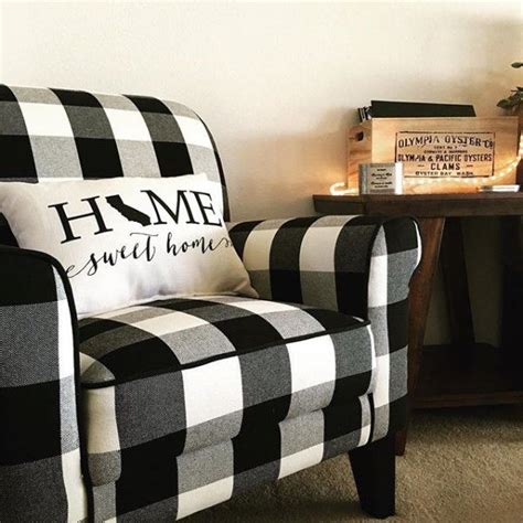 Plaid living room cozy living rooms my living room living room decor rustic living room furniture. Lyndee Buffalo Check Black Chair | Pier 1 Imports | Living ...