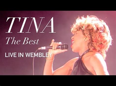 Tina Turner The Best Live Wembley Youtube Music