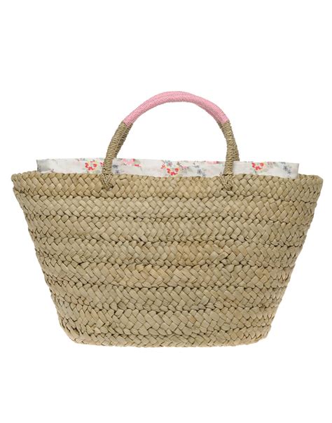 Lyst Cath Kidston Weave Basket In Natural