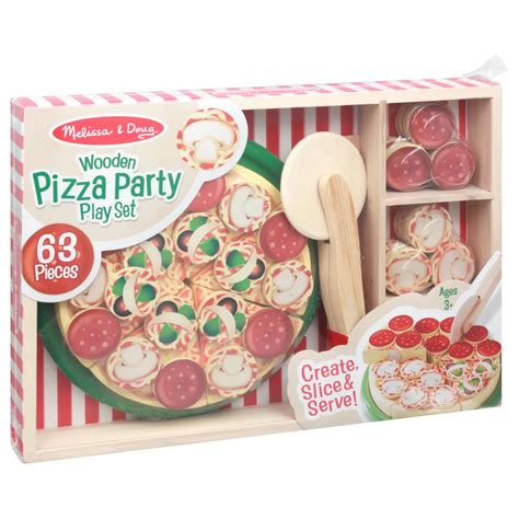 Melissa And Doug Wooden Pizza Party Playset Shop Playsets At H E B