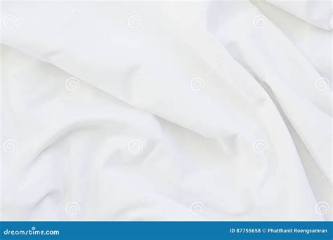 Close Up Of White Bedding Sheets With Copy Space Stock Photo Image Of