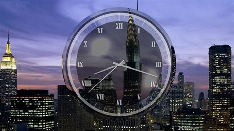 Windows 10 Analog Clock Screensaver - New York Clock Screensaver ...