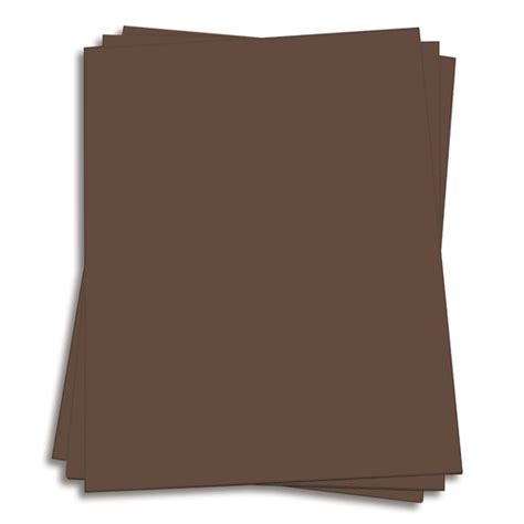 Chocolate Brown Paper 8 12 X 11 Gmund Colors Matt 68lb Text Lci Paper