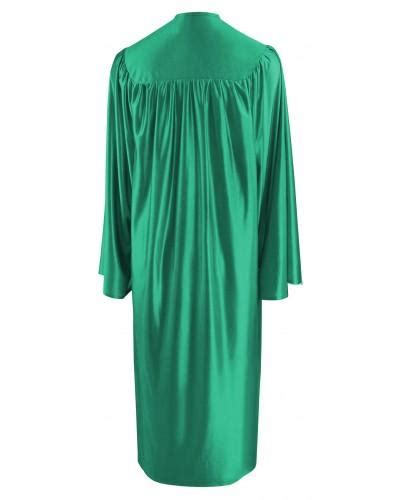Shiny Emerald Green Bachelors Graduation Gown College And University