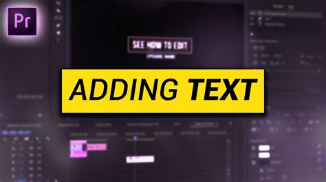 I want to use a typewriter / keyboard typing effect in adobe premiere elements 4.0. Adding text in Premiere Pro | Premiere Basics