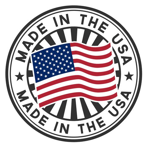 Stamp With Flag Of The Usa Made In The Usa