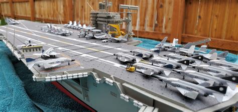 Uss Nimitz Cvn Aircraft Carrier Plastic Model Military Ship