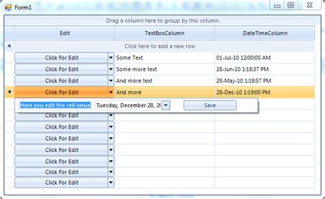 Create Pop Up User Control For Row Editing Telerik UI For WinForms