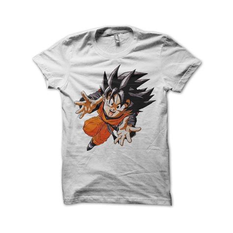 T Shirt Goku Dragon Ball Blanc