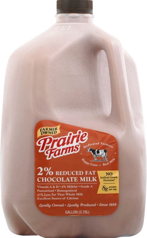Prairie Farms Reduced Fat Chocolate Milk Gal Shipt