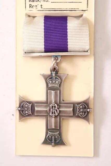 Ww1 Gv British Army Military Cross Medal For Gallantry Decoration Army