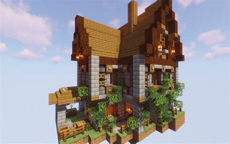Medieval Spruce Wood House 2 Creation 14504
