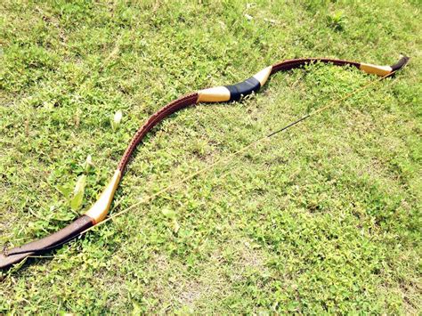 Chinese Handmade Leather Longoow Recurve Bow 20 60 For Hunters In Bow