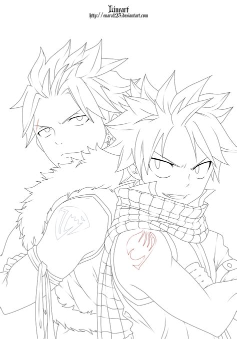 Pin On Lineart Fairy Tail
