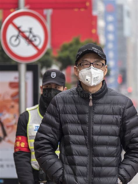 People Wearing Masks In Shanghai Editorial Image Image Of Group Asia