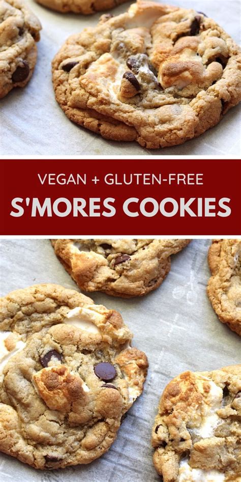 Vegan Gluten Free Smores Cookies The Vegan Harvest Recipe Vegan