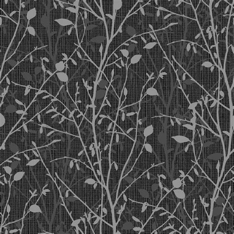 Arthouse Bosco Floral Leaf Pattern Wallpaper Metallic Glitter Motif
