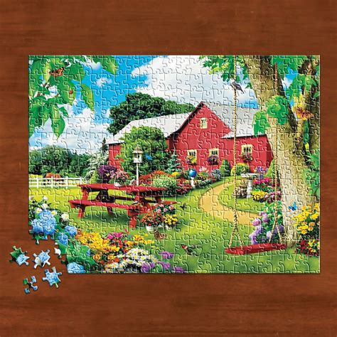 Classic Farm Picnic Paradise Jigsaw Puzzle 750 Pieces Collections Etc