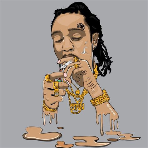 A collection of the top 38 chris brown cartoon wallpapers and backgrounds available for download for free. Quavo art by | paulkawira | Trill art, Hip hop art