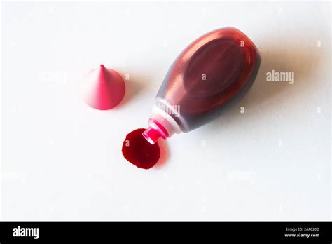 Red Food Coloring Stock Photo Alamy