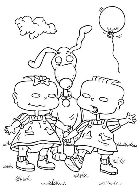 Rugrats Coloring Page Coloring Pages For Girls Cartoon Coloring Pages