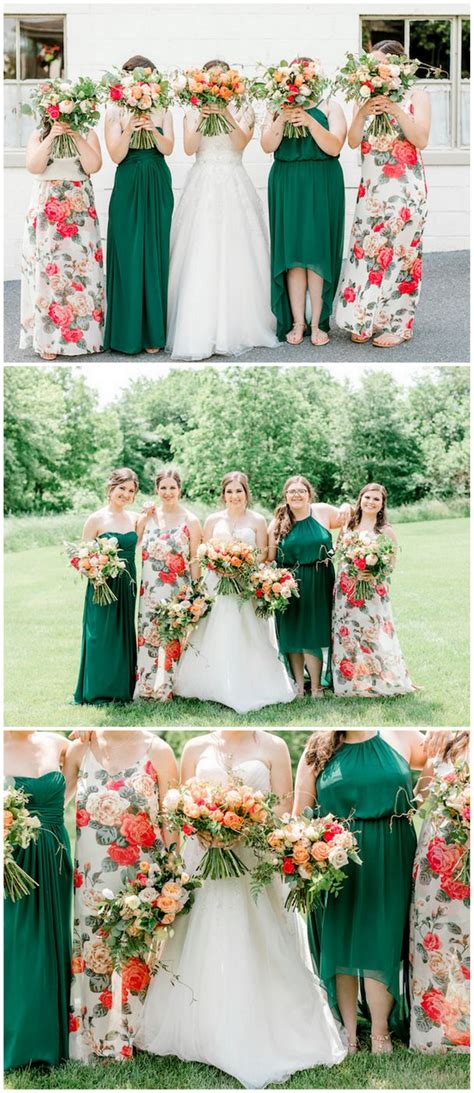 Vibrant Coral, Mint + Rose Gold Wedding with Awesome Geometric Deets