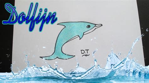 Hoe Teken Je Een Dolfijn Leer Het Op Zelf Leren Teken Vrogue Co