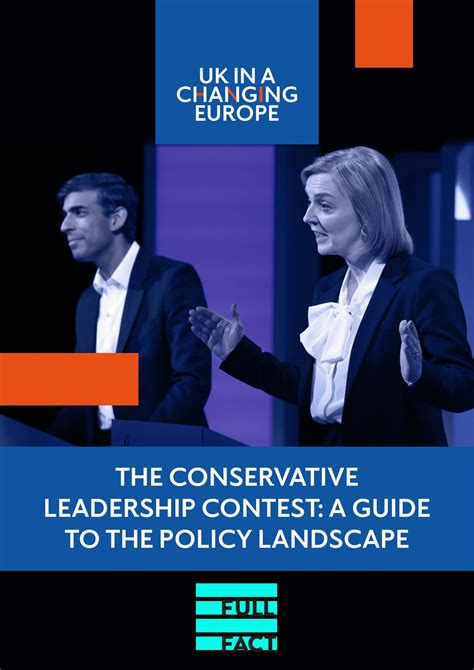 The Conservative Leadership Contest A Guide To The Policy Landscape The Nen North Edinburgh