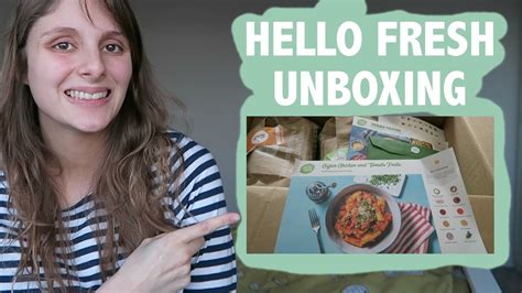 Hello Fresh Unboxing Uk Our First Time Youtube